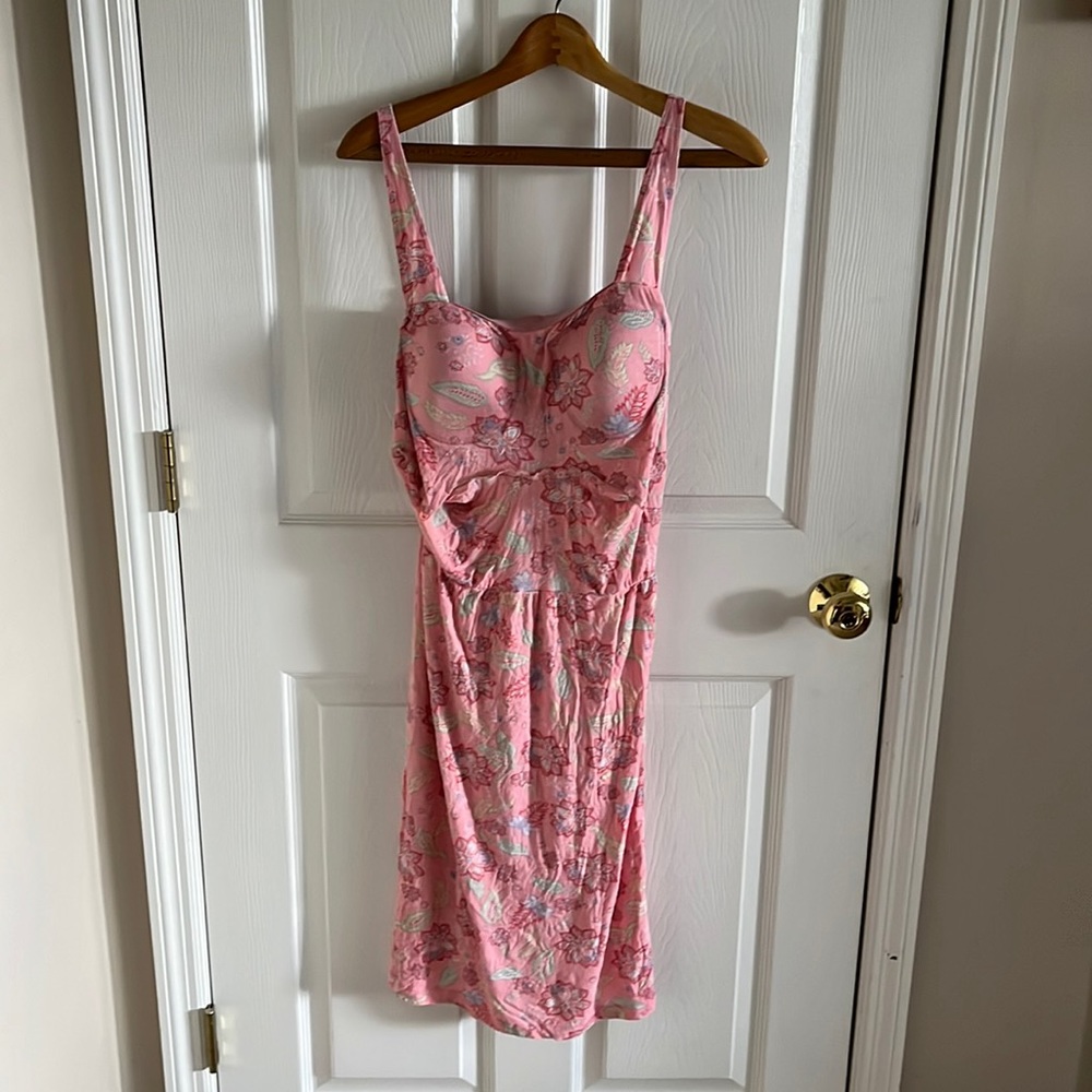Motherhood Maternity Sleep Padded Night Gown Size Medium